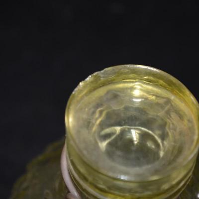 Vintage Glass Wasp Trap with Stopper 5.75"x4"