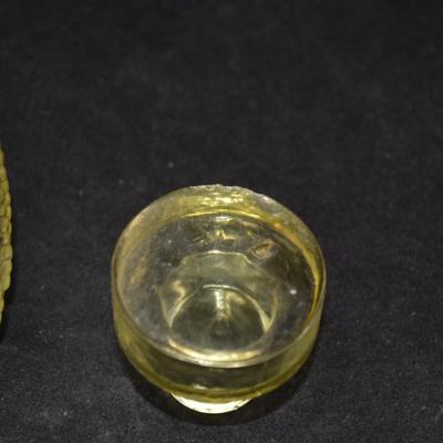 Vintage Glass Wasp Trap with Stopper 5.75"x4"