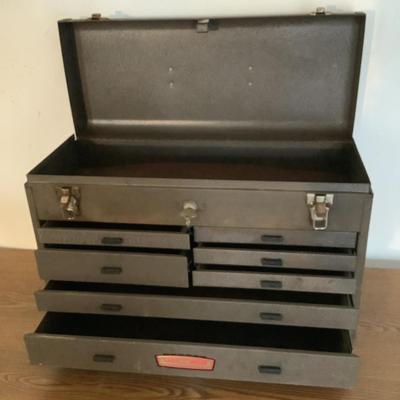 1305 Vintage 1950's Craftsman Heritage Logo Machinist Tool Chest