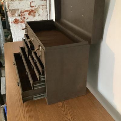 1305 Vintage 1950's Craftsman Heritage Logo Machinist Tool Chest