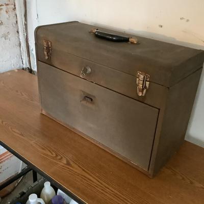 1305 Vintage 1950's Craftsman Heritage Logo Machinist Tool Chest