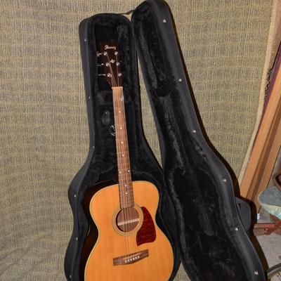 IBANEZ AC12-NT Artwood Acoustic Guitar with Hard Shell Gig Bag