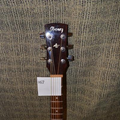 IBANEZ AC12-NT Artwood Acoustic Guitar with Hard Shell Gig Bag