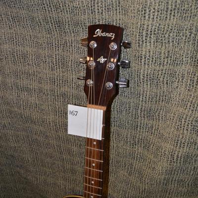IBANEZ AC12-NT Artwood Acoustic Guitar with Hard Shell Gig Bag