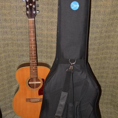 IBANEZ AC12-NT Artwood Acoustic Guitar with Hard Shell Gig Bag