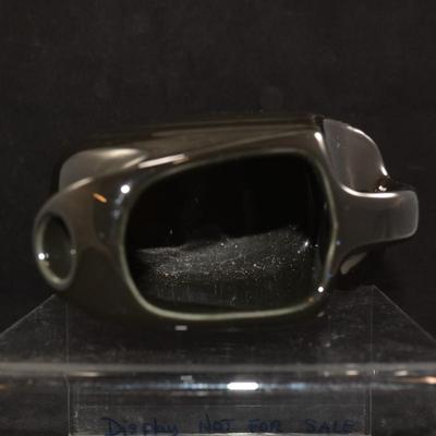 Small Vintage Fiesta Black Cat Juice Pitcher 6"x5.5"x3.25"