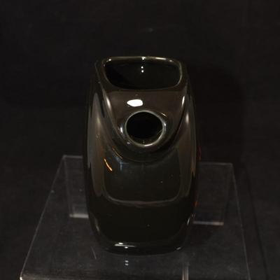 Small Vintage Fiesta Black Cat Juice Pitcher 6"x5.5"x3.25"
