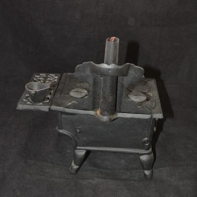 Vintage Cast Iron "Crescent" Miniature Stove 11"x10"x6"