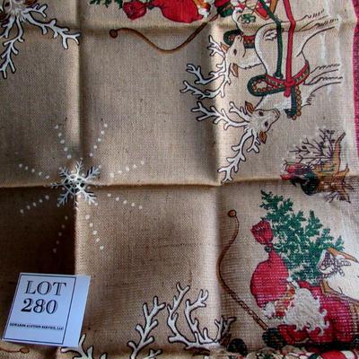 Older Unused Large Christmas Tree Underskirt or Table Covering