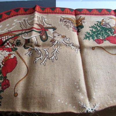 Older Unused Large Christmas Tree Underskirt or Table Covering