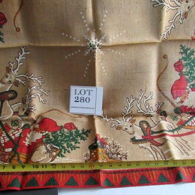 Older Unused Large Christmas Tree Underskirt or Table Covering