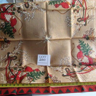 Older Unused Large Christmas Tree Underskirt or Table Covering