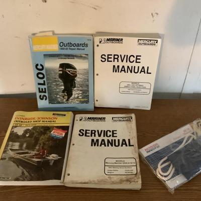 W1311 Outboard Motor Manual Book Lot