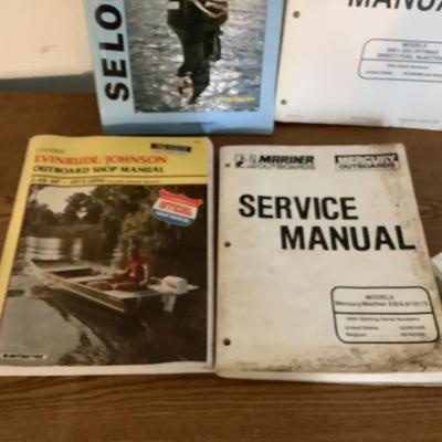 W1311 Outboard Motor Manual Book Lot