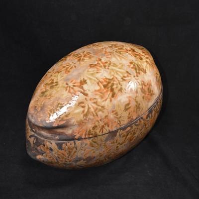 Large Clay Roaster 1970, Beauceware Jean Cartier for T. Eaton Co. 15"x9"x9"