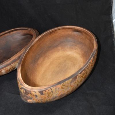 Large Clay Roaster 1970, Beauceware Jean Cartier for T. Eaton Co. 15"x9"x9"