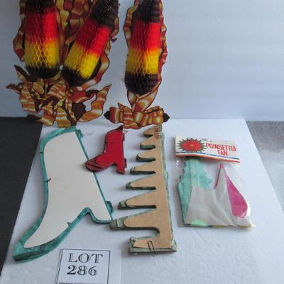 Lot of Vintage and Modern Honeycomb Tissue Decor