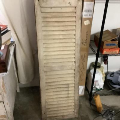W1313 Vintage Lot of Shutters Qty 8