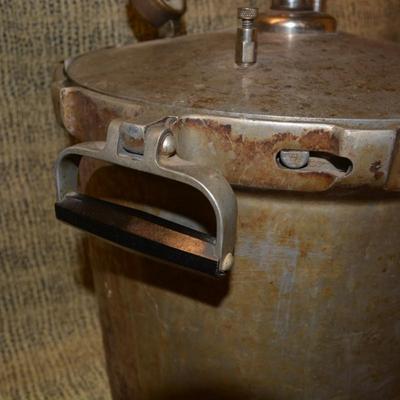 Vintage Ball Aluminum Pressure Cooker with Baskets