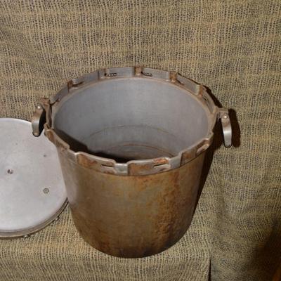 Vintage Ball Aluminum Pressure Cooker with Baskets