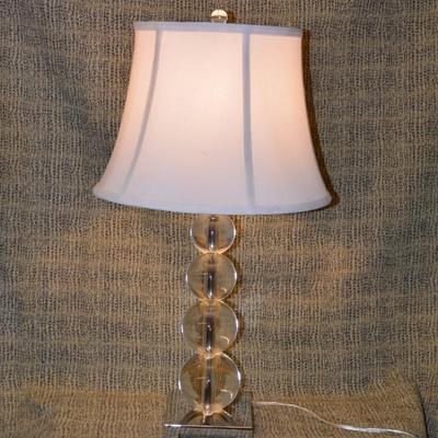 MOD Glass Sphere Lamp with 3 Wat Switch 27"x16"