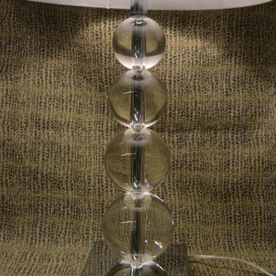 MOD Glass Sphere Lamp with 3 Wat Switch 27"x16"