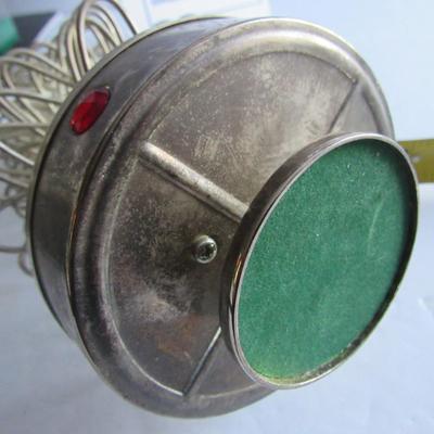 Silver Plated Metal Wind Up Music Box