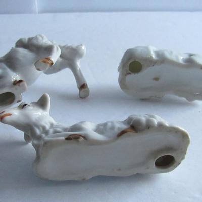 Nice Vintage Large Scale Porcelain Nativity Animals