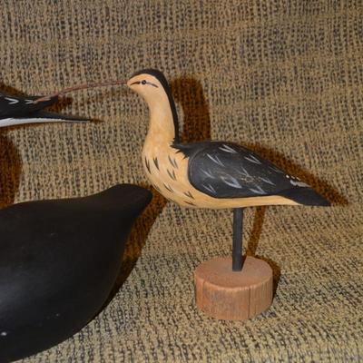 Lot of Vintage Carved Wooden Water Fowl