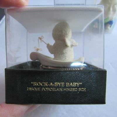 Dept 56 Snowbaby Trinket Box, Rock-a-Bye-Baby and Humpty Dumpty Light Cover