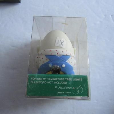 Dept 56 Snowbaby Trinket Box, Rock-a-Bye-Baby and Humpty Dumpty Light Cover