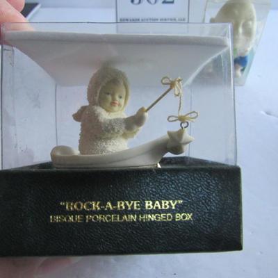 Dept 56 Snowbaby Trinket Box, Rock-a-Bye-Baby and Humpty Dumpty Light Cover