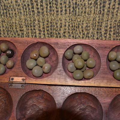 Vintage African OWARE Game 16â€x3â€x2â€