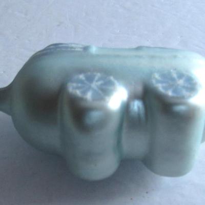3 Very Nice Contemporary Blown Glass Baby Theme Christmas Ornaments