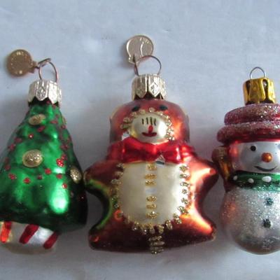 Nice Lot of Miniature Glass Christmas Ornaments