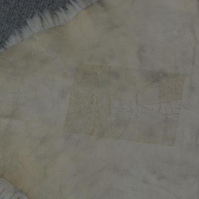 Small White Sheepskin Fur Rug 41"x30"