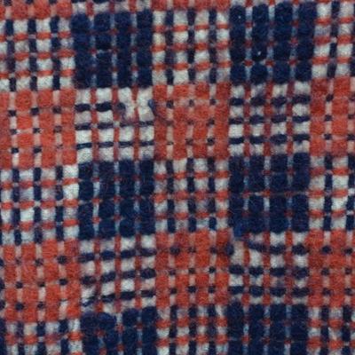 Vintage Hand Stitched Wool Coverlet 68"x96"