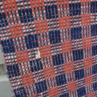 Vintage Hand Stitched Wool Coverlet 68"x96"