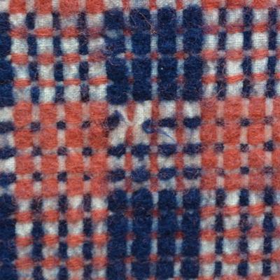 Vintage Hand Stitched Wool Coverlet 68"x96"