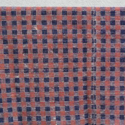 Vintage Hand Stitched Wool Coverlet 68"x96"
