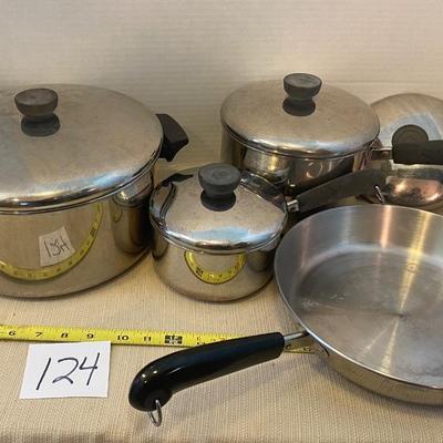 Revere Ware Pans and Skillet