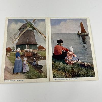 5.5â€ x 4â€ Printed in Holland Vintage Postcards