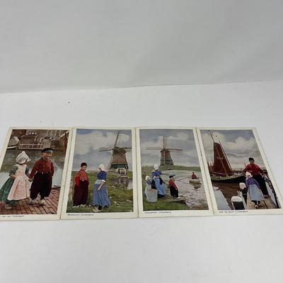 5.5â€ x 4â€ Printed in Holland Vintage Postcards