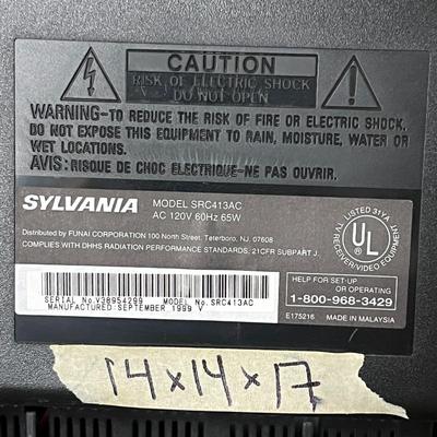 Sylvania TV/VCR