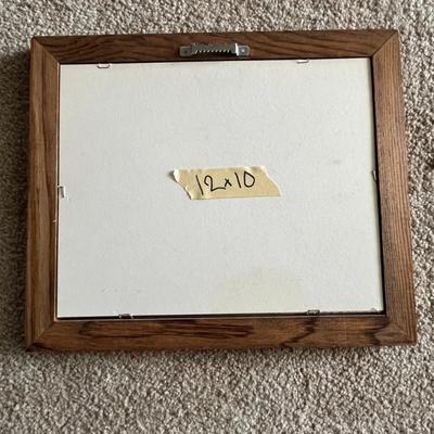 Vintage Framed Duck Print