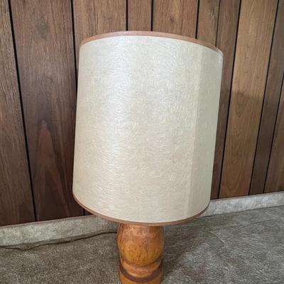 Vintage Wood Table Lamp