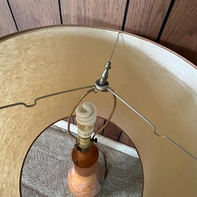 Vintage Wood Table Lamp