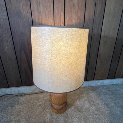 Vintage Wood Table Lamp