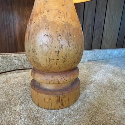 Vintage Wood Table Lamp