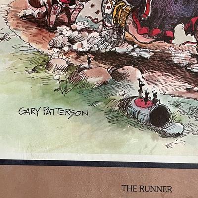 Vintage Gary Patterson "The Runner" Print
